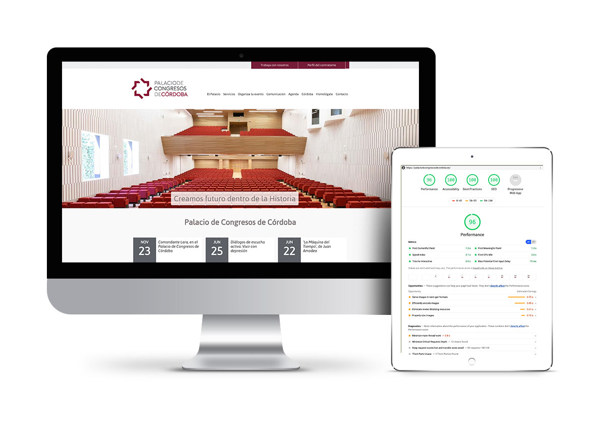 Palacio de Congresos – Optimización web