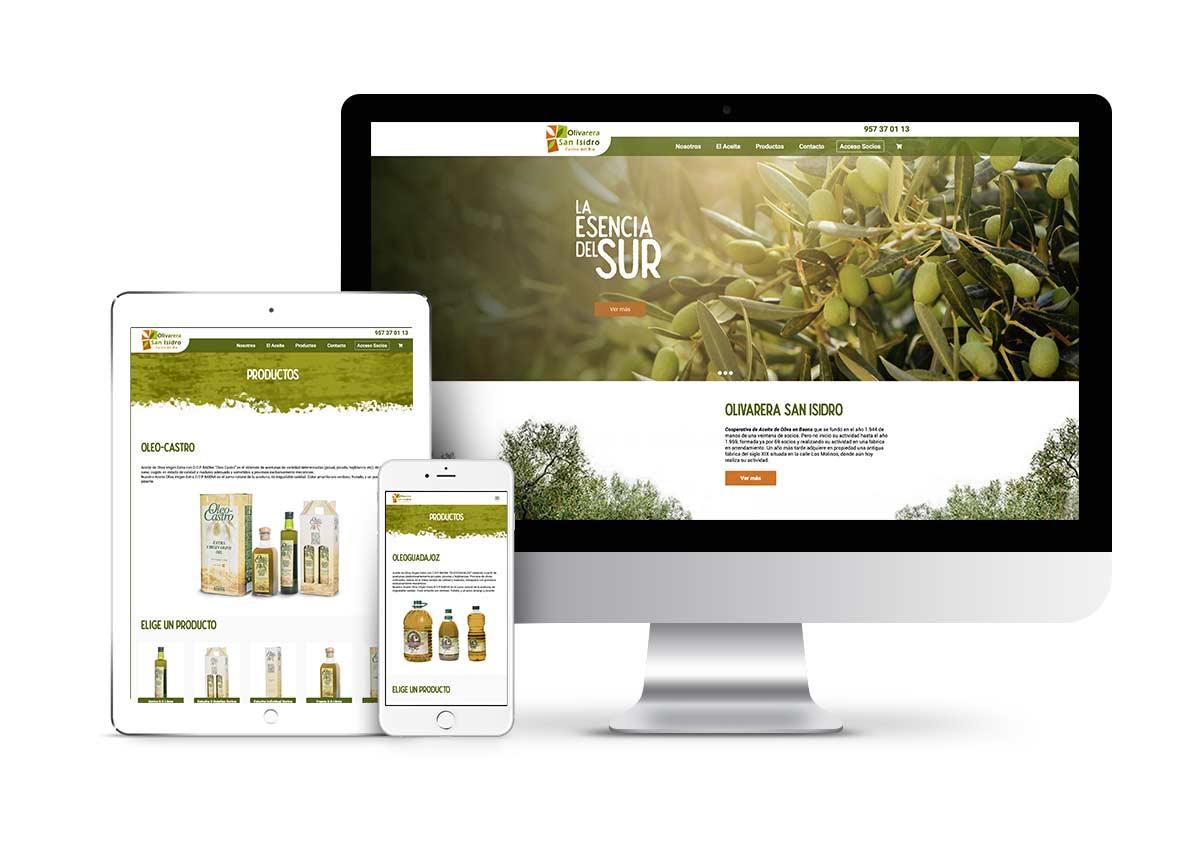 Olivarera San Isidro – Diseño tienda online
