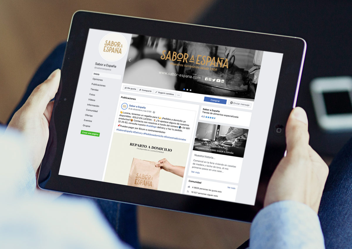 Facebook Sabor a España – RRSS