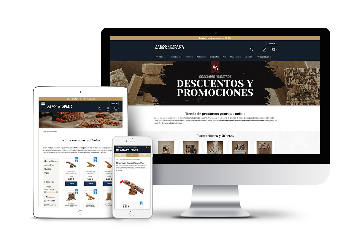 Sabor a España – Diseño tienda online