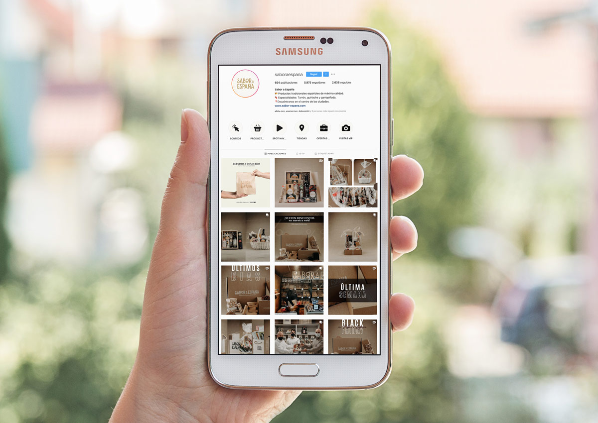 Instagram Sabor a España – RRSS