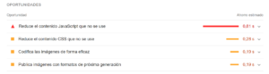 Oportunidades - Google PageSpeed Insight - Dobuss
