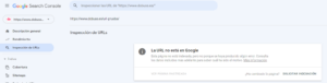 No indexación Google Search Console - Dobuss