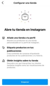 Activar la tienda de instagram - Dobuss