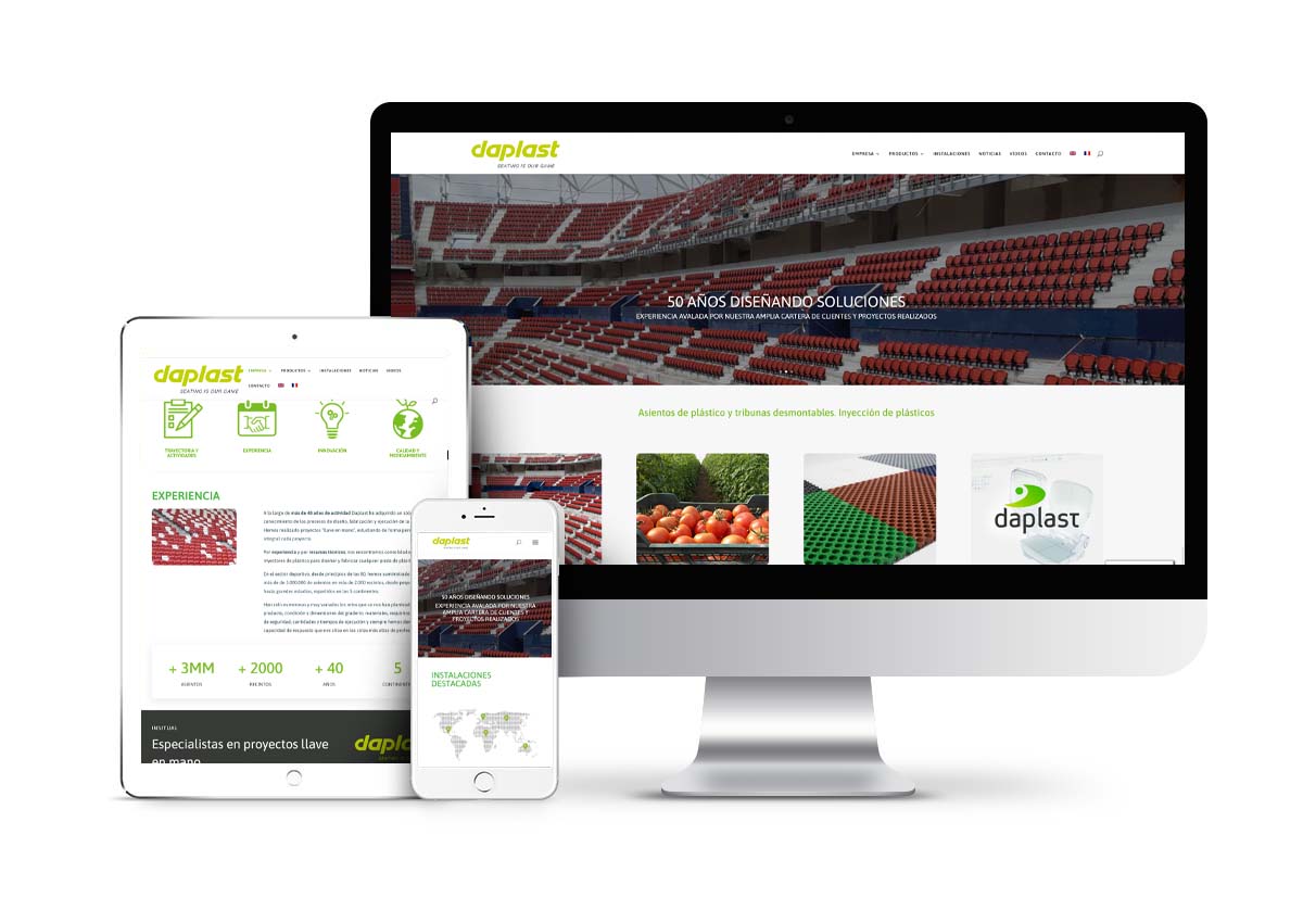 Daplast - Diseño web