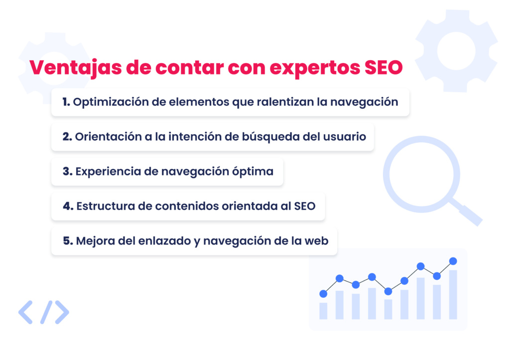 Ventajas de trabajar con expertos en diseño web SEO