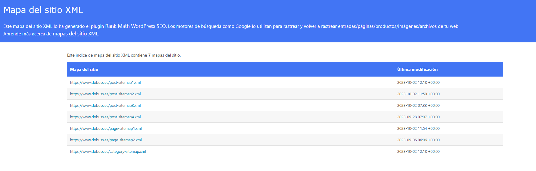 SEO para imágenes sitemap