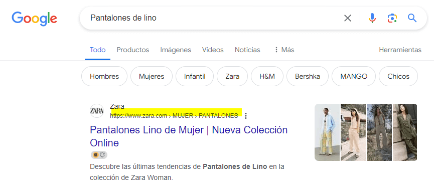 Fragmento destacado de migas de pan