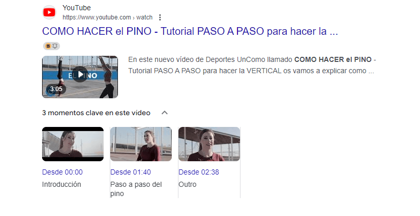 Fragmento destacado de video formativo
